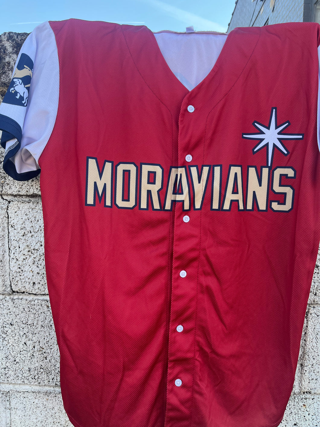 Moravians game-worn jersey