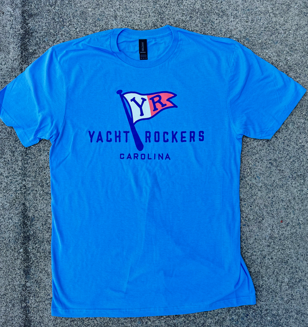 Yacht Rockers blue flag tee
